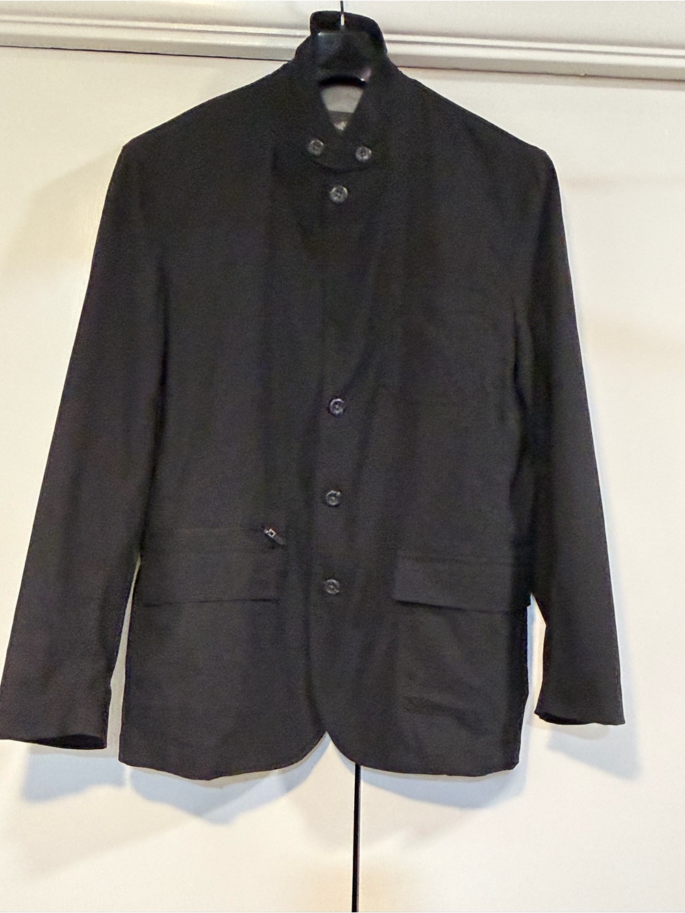 Eddie Bauer Travex Men’s 44 Black Travel Blazer Jacket Utility